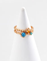 S925 Sterling Silver Vintage Gemstone Ring