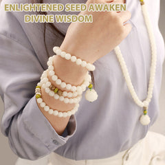 "Hoping for Serenity and Mindfulness" Bodhi Lotus Mala Includes Gift Message Card