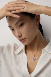 Blue Drip Earrings