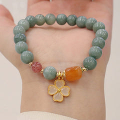 Bring Good Luck Green Jade Bracelet Bangle Bundle