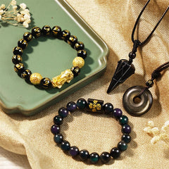 Absorbing Negative Energies Obsidian Bundle