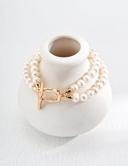Double Strand Pearl Bracelet | The Aethels