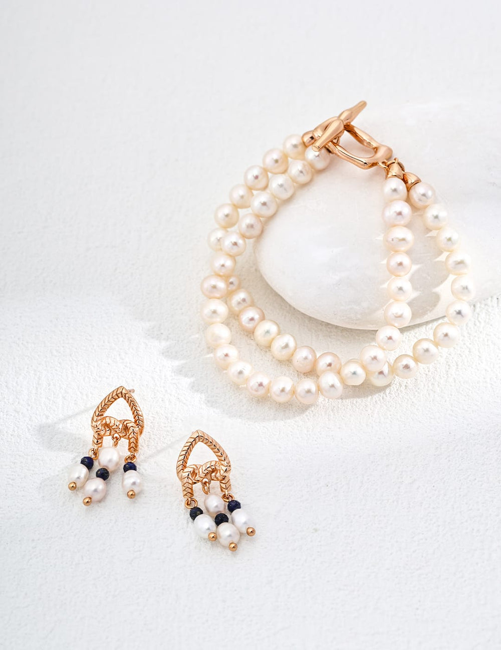 Double Strand Pearl Bracelet | The Aethels
