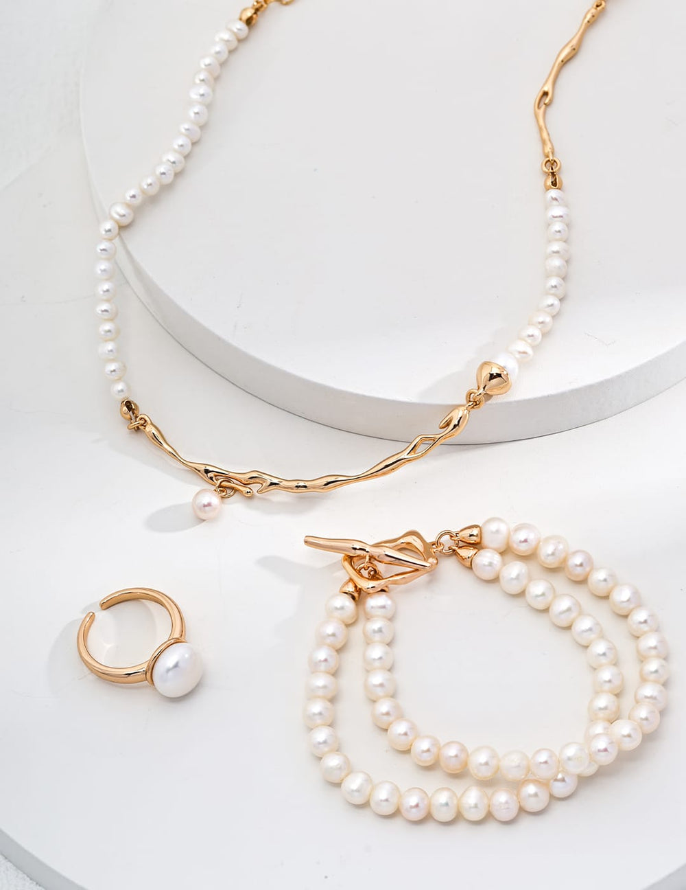 Double Strand Pearl Bracelet | The Aethels