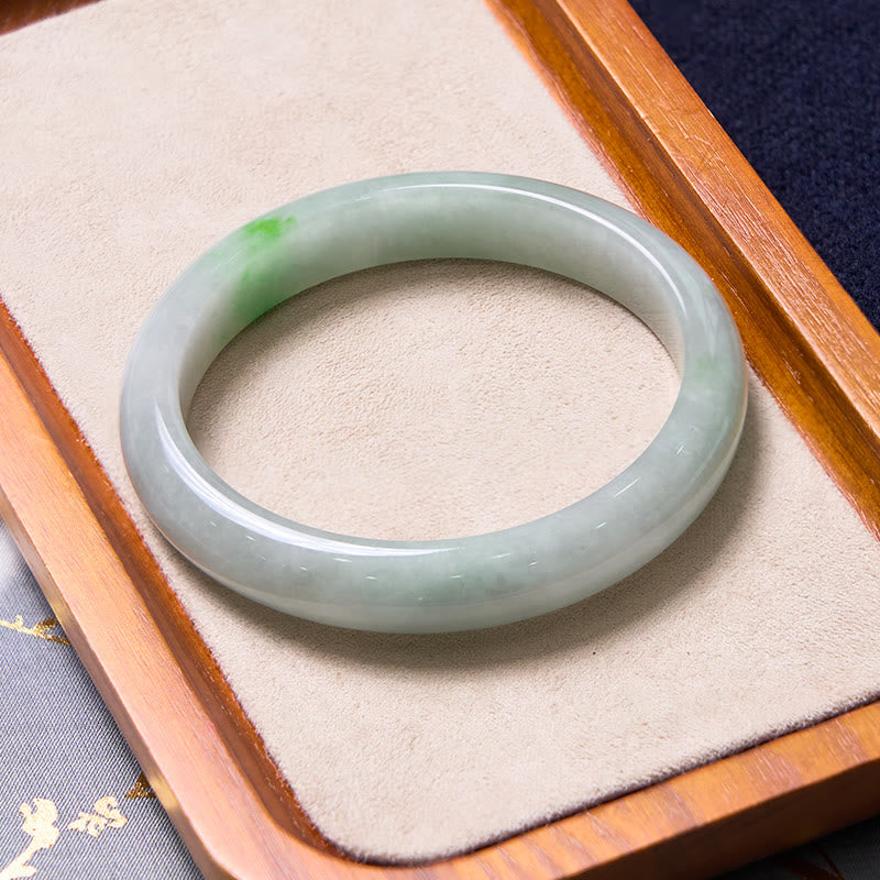 Bring Good Luck Green Jade Bracelet Bangle Bundle