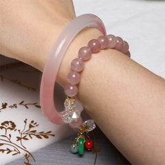 Attracting Love and Protection Pink Bracelet Bangle Bundle