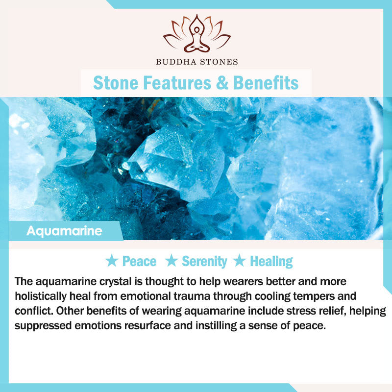 Inner Peace And Stress Relief Aquamarine Jade Blue Bracelet Bangle Bundle
