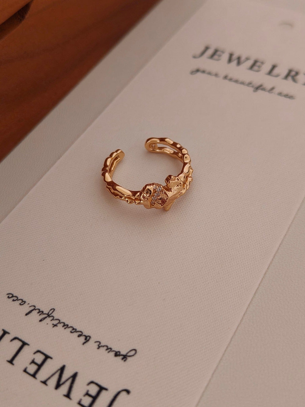 Heart Earrings & Ring Set Nature-Inspired Sparkle Jewelry for Women